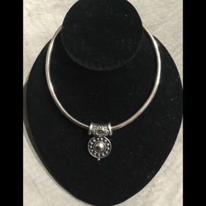 Artesian silver choker